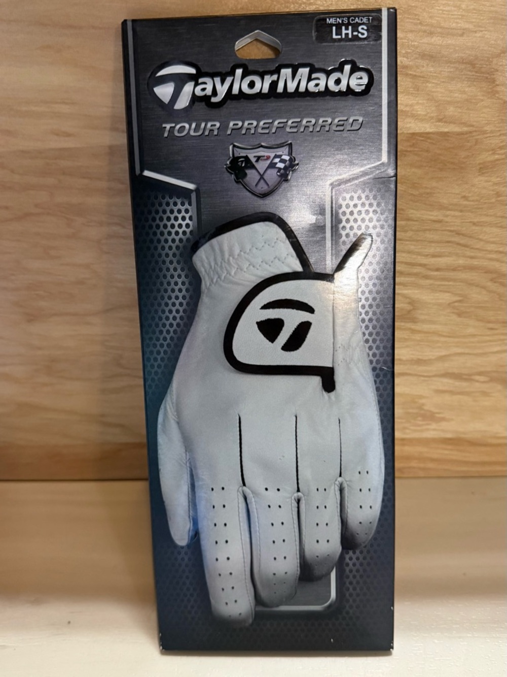 TaylorMade White and Black Tour Preferred Golf Glove (Left Hand-S) mens cadet